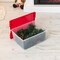 IRIS Christmas Plastic Storage Bins with Lids and Secure Latching Buckles, Holiday Red